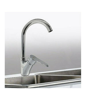 Rubinetto Miscelatore Lavello Cucina Canna Alta Curva Modello Londra 52343a         