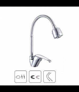 Rubinetto Miscelatore Per Cucina Canna Alta Flessibile Lavello Doccetta 52934         