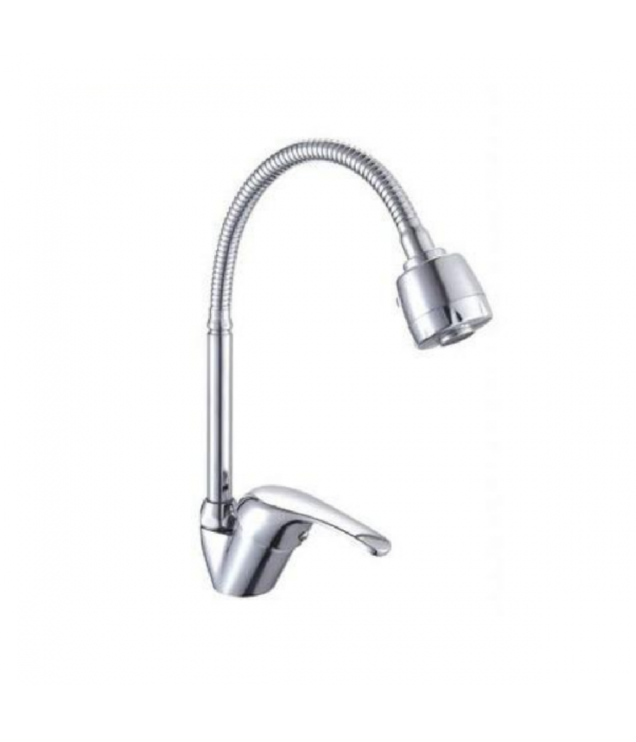 Rubinetto Miscelatore Per Cucina Canna Alta Flessibile Lavello Doccetta 52934         