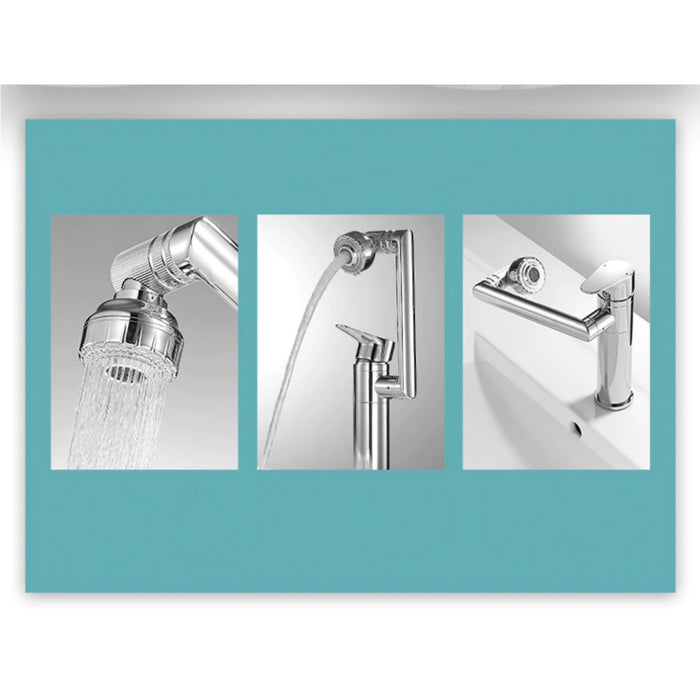 Trade Shop - Rubinetto Miscelatore Per Lavabo Lavandino Girevole 360° Con Doppio Areatore -