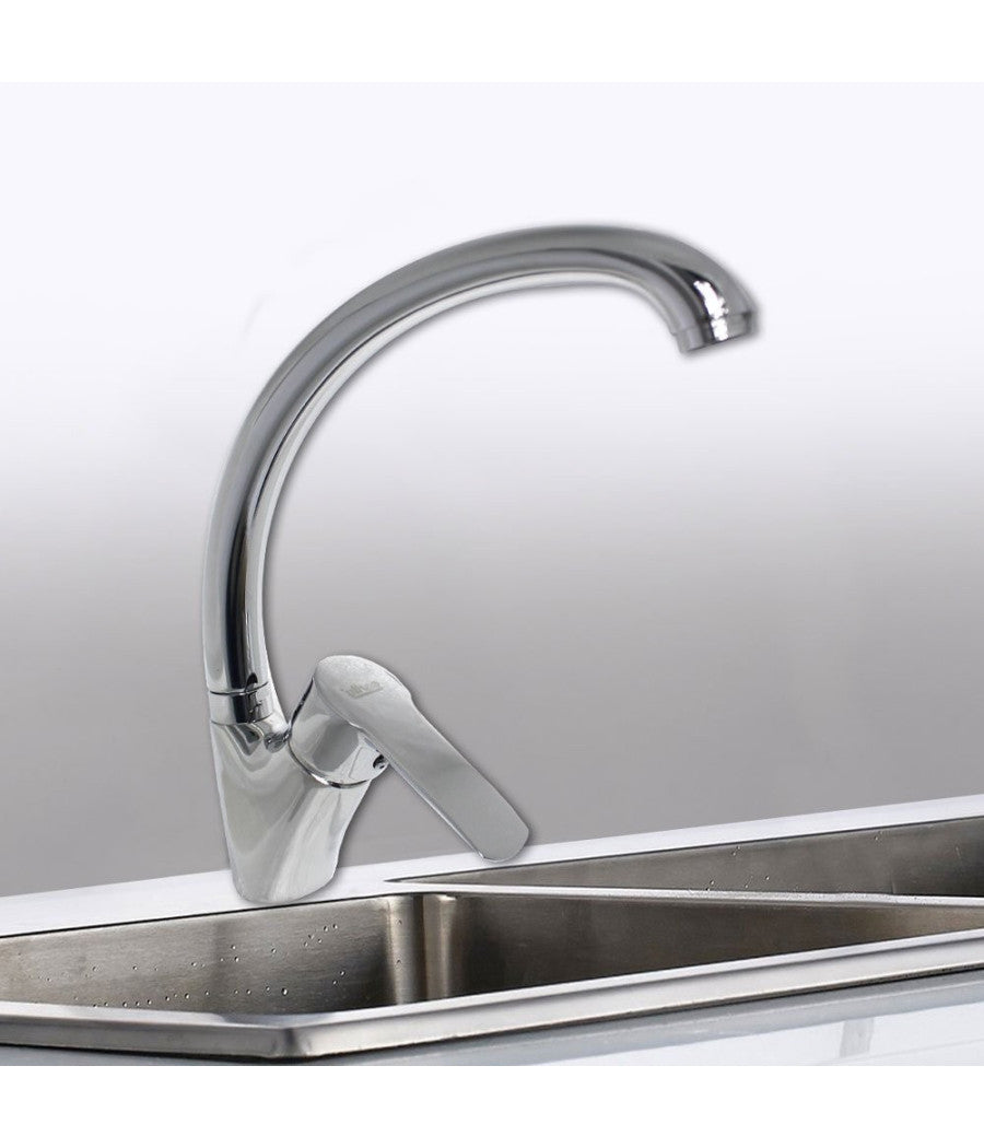 Rubinetto Miscelatore Per Lavello Cucina Monocomando Modello Londra 52341a         