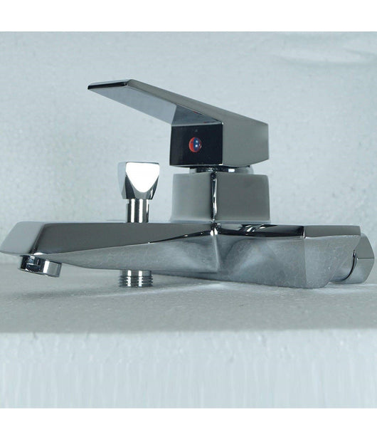 Rubinetto Miscelatore Vasca Cubico  52965 Monocomando Monoforo Rubinetteria         