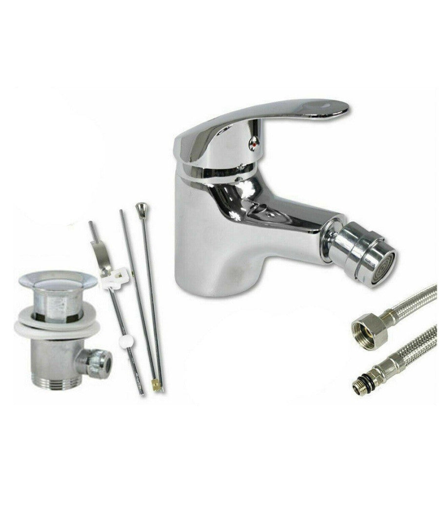 Rubinetto Monoforo Bidet Miscelatore Monocomando Da Bagno Ottone Cromato 52330a         