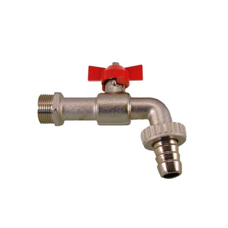 Rubinetto Ottone Sfera 1/2" Farfalla Standard