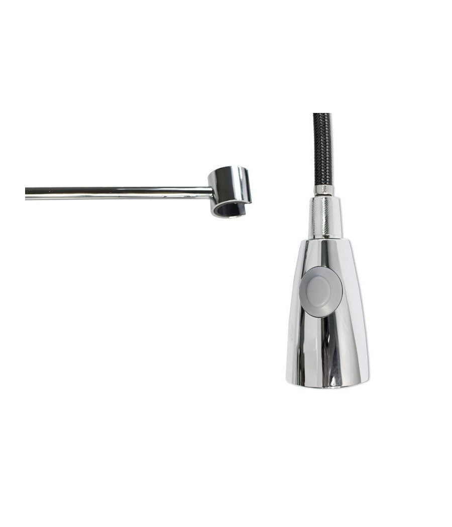 Rubinetto Per Lavello Da Cucina A Canna Alta Con Maniglia A Leva E Doccetta         