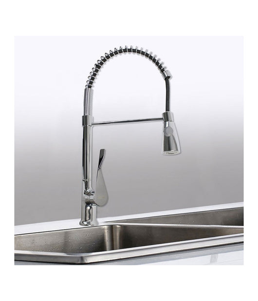 Rubinetto Per Lavello Da Cucina A Canna Alta Con Maniglia A Leva E Doccetta         