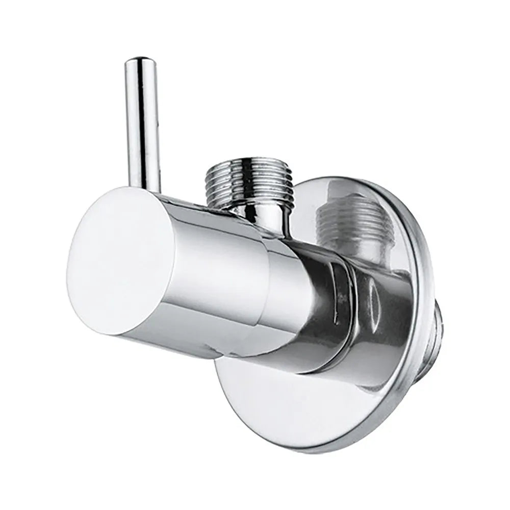 Rubinetto sottolavabo tondo cromato 1/2 x 1/2