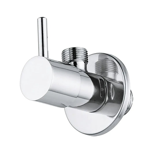 Rubinetto sottolavabo tondo cromato 1/2 x 1/2