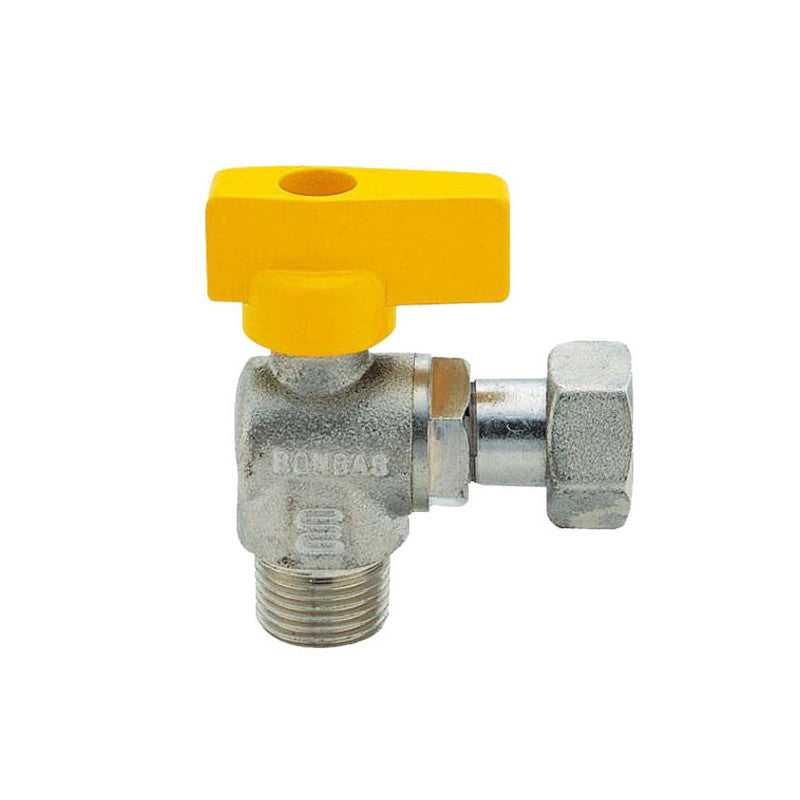 Rubinetto Squadra Metano-Gpl 1/2"M X 1/2"F Enolgas