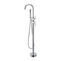 Rubinetto vasca a pavimento freestanding cromato