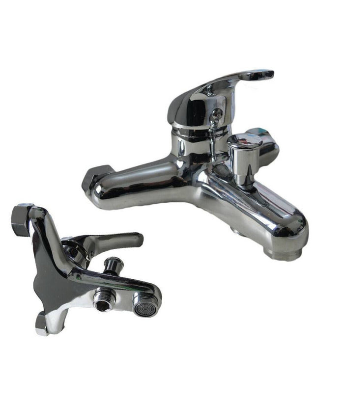 Rubinetto Vasca Parete Miscelatore Muro Monocomando Da Bagno Attaco Doccia 52928         