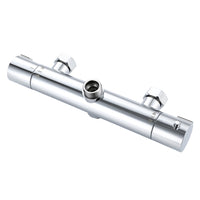 AICA ITALY Colonne Doccia Termostatiche, Set Doccia con Termostato, Soffione e Doccino, Cromo