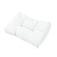 en.casa] Cuscini per palette  - in un set di 3 - imbottitura sedile + cuscino schienale [bianco] divano palette