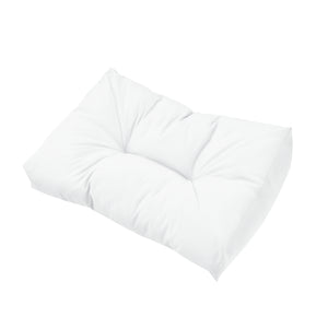 en.casa] Cuscini per palette  - in un set di 3 - imbottitura sedile + cuscino schienale [bianco] divano palette