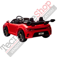 Auto Elettrica Per Bambini Ruf Big 24V-Rosso