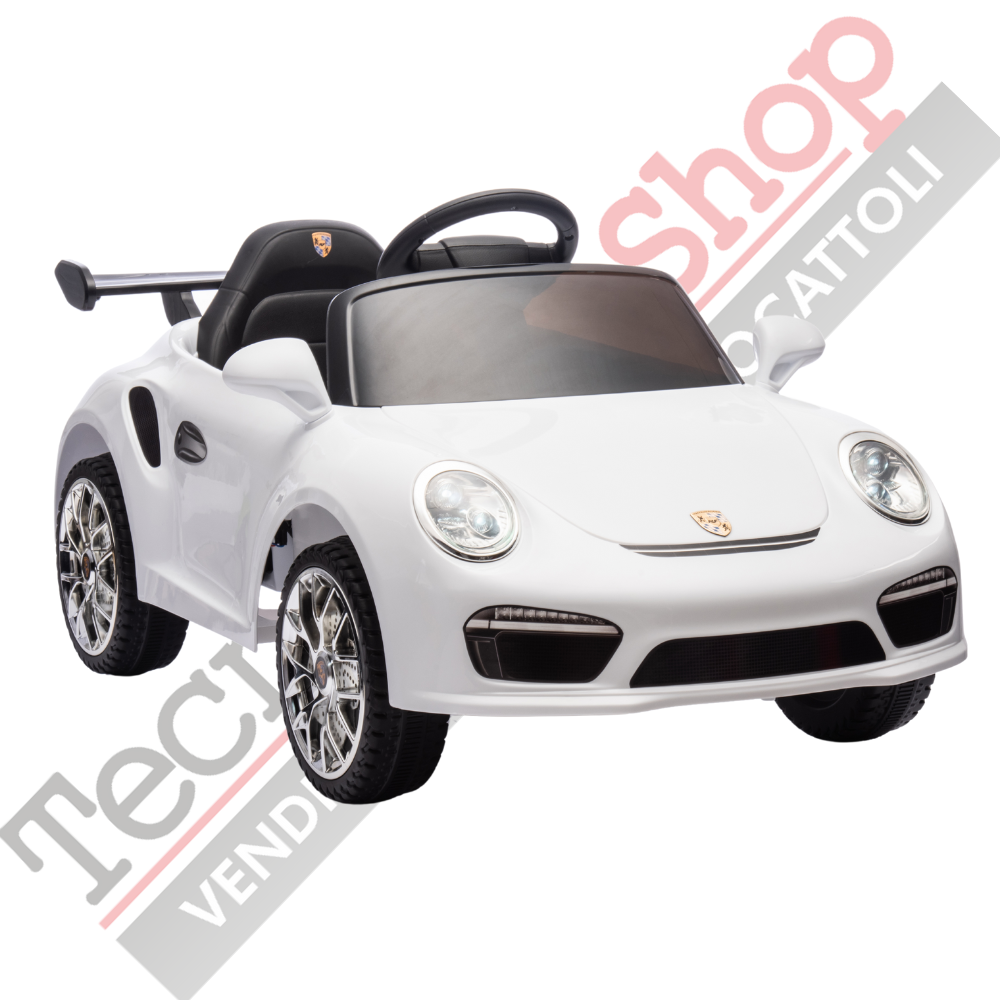 Auto Elettrica Per Bambini Ruf Small 12V-Bianco