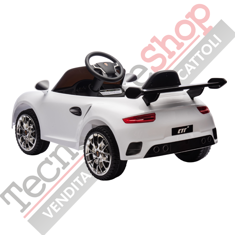 Auto Elettrica Per Bambini Ruf Small 12V-Bianco