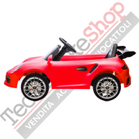 Auto Elettrica Per Bambini Ruf Small 12V-Rosso