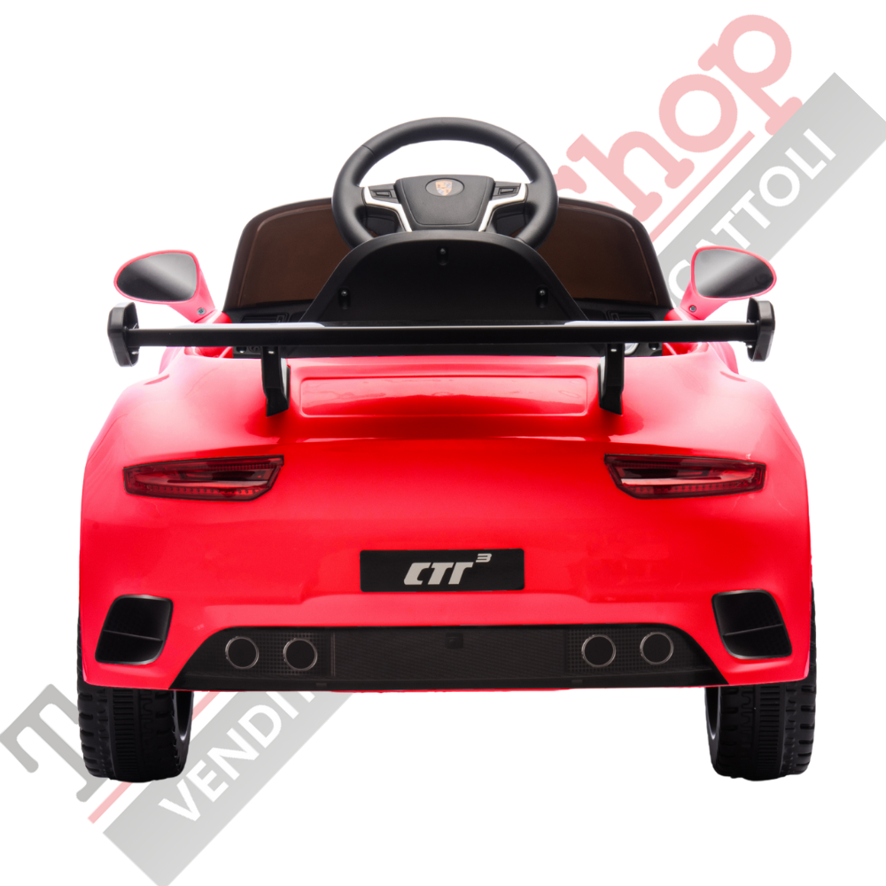 Auto Elettrica Per Bambini Ruf Small 12V-Rosso