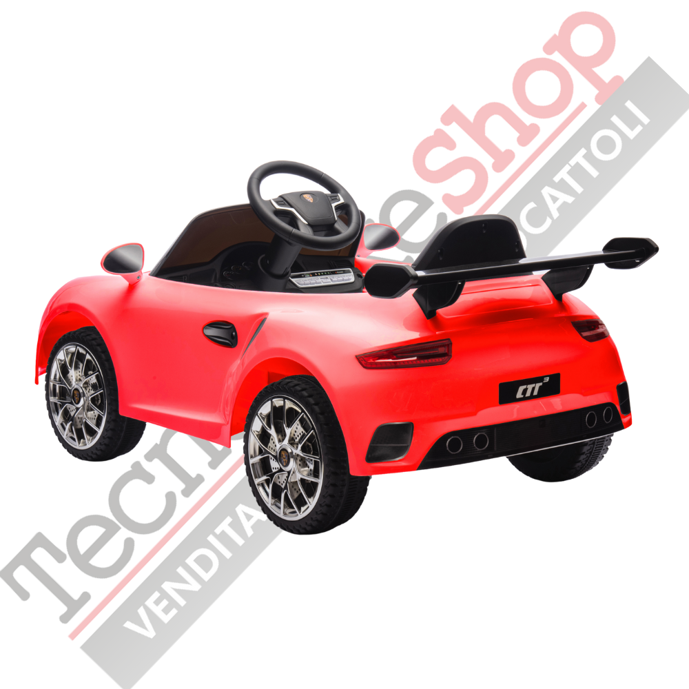 Auto Elettrica Per Bambini Ruf Small 12V-Rosso