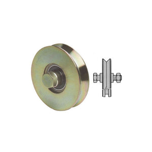 Ruota Cancelli Gola V 120 300 Fc