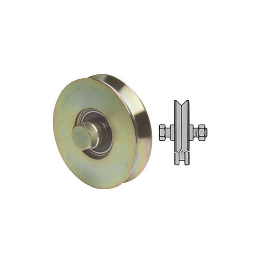 Ruota Cancelli Gola V 90 300 Fc