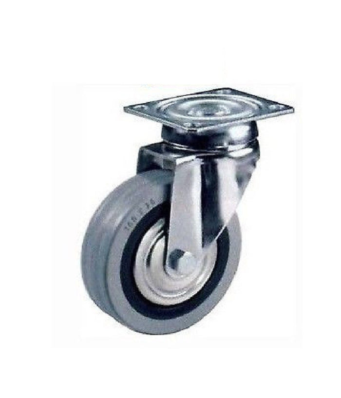 Ruota Grigia Con Piastra Girevole Tbp Cebora Diametro 60 80 100 125     -60 Mm   -