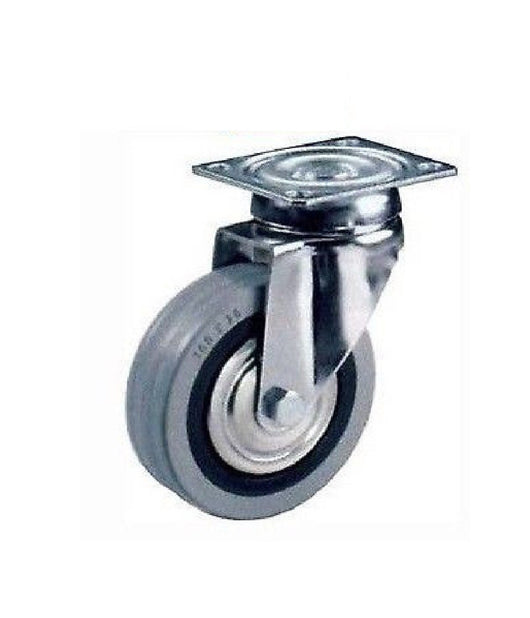 Ruota Grigia Con Piastra Girevole Tbp Cebora Diametro 60 80 100 125     -80 Mm   -