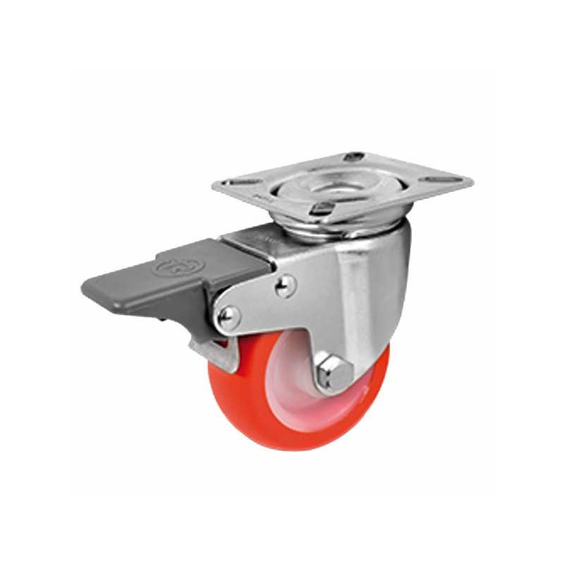 Ruota Poliuretano Pg+F 60X60 60X25 368103 Tr