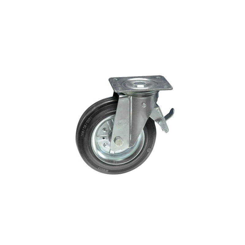 Ruota rotante Ø 125 mm con forcella e freno – A.350/FR – Universale