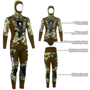 Muta mimetica grouper evo open cell mm 5 taglia s abysstar