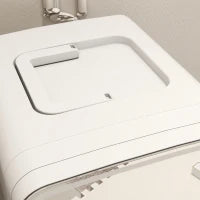 Frigorifero Cosmetici 10L Estremamente Silenzioso 12V/240V per Raffreddare e Riscaldare, Bianco