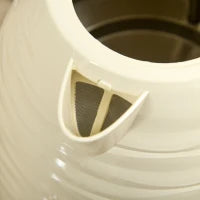 Set Tostapane e Bollitore 2-in-1, 7 livelli di tostatura, funzione di scongelamento e riscaldamento, Beige