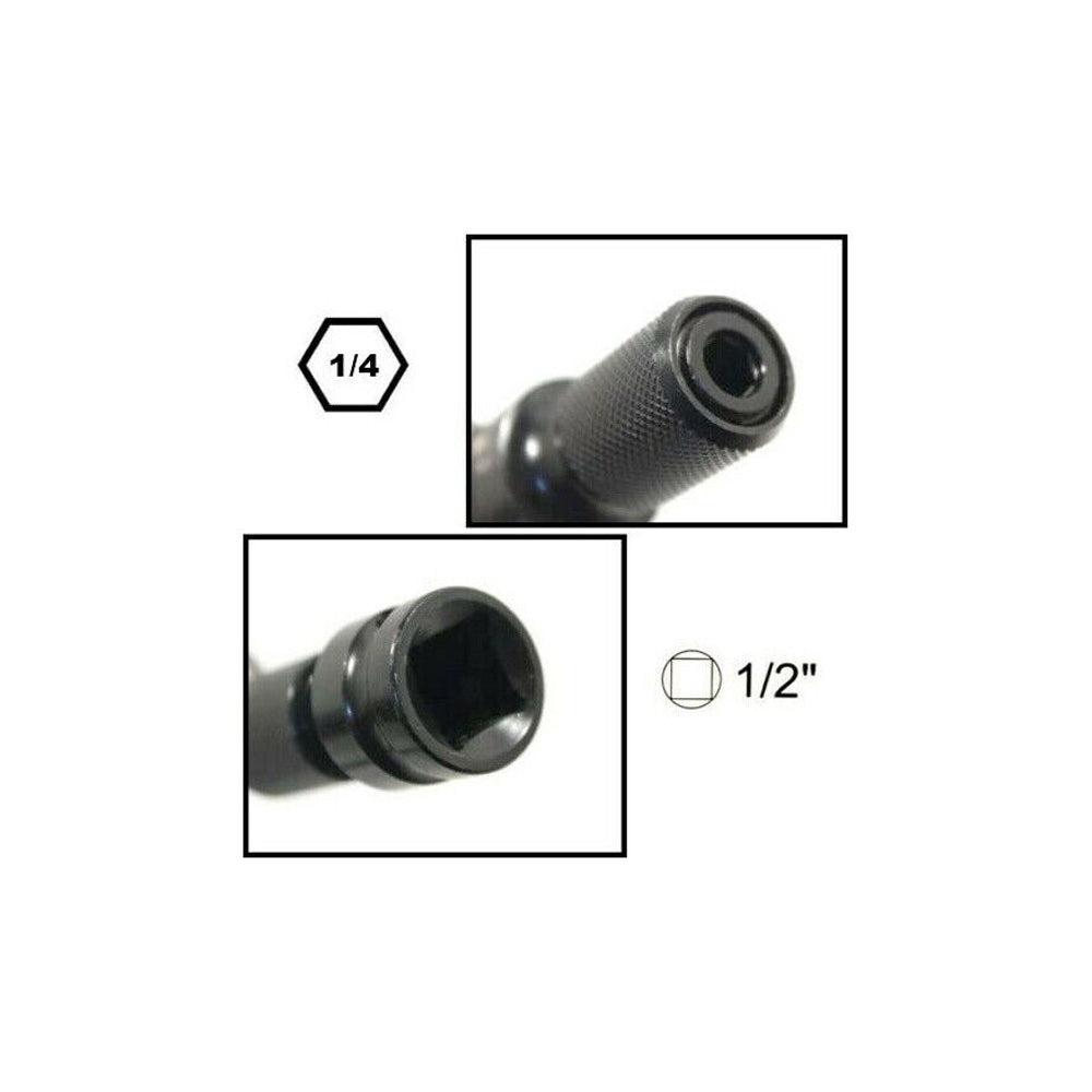 ADATTATORE DA 1/2" QUADRO A 1/4" ESAGONALE PORTAINSERTI VALEX 1461701