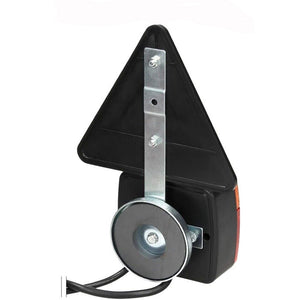 KIT LUCI STOP FANALI TRIANGOLI POSTERIORI MAGNETICHE 12V RIMORCHIO CARRELLO AMA 63754