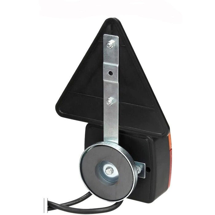 KIT LUCI STOP FANALI TRIANGOLI POSTERIORI MAGNETICHE 12V RIMORCHIO CARRELLO AMA 63754
