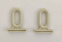 Braccetti per Tende da Sole in Alluminio 50 cm Coppia Kit con Occhioli Vari Colori