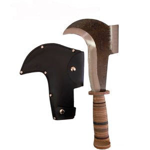 PENNATINO CACCIA RONCOLA LAMA ACCIAIO MANICO CUOIO FODERO ANGELO B. 08.14.01