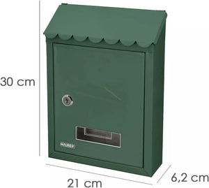 Cassetta Postale per Esperni Maurer Stamp colore 21x30x6,8 cm Verde