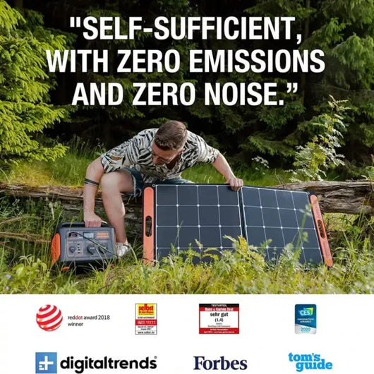Pannello solare portatile Jackery SolarSaga 100W per jackery 240/500/1000. Caricatore solare con celle monocristalline