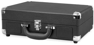 Victrola Journey, Valigia Giradischi Vintage Bluetooth a 3 Velocità, Nero