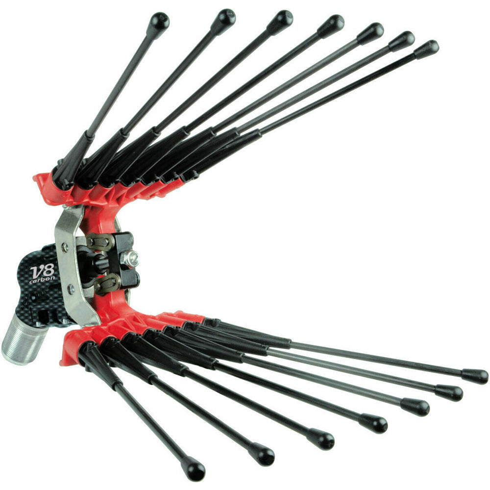 PETTINE PNEUMATICO DOPPIO RICAMBIO ABBACCHIATORE SCUOTIOLIVE V8 CARBON LISAM