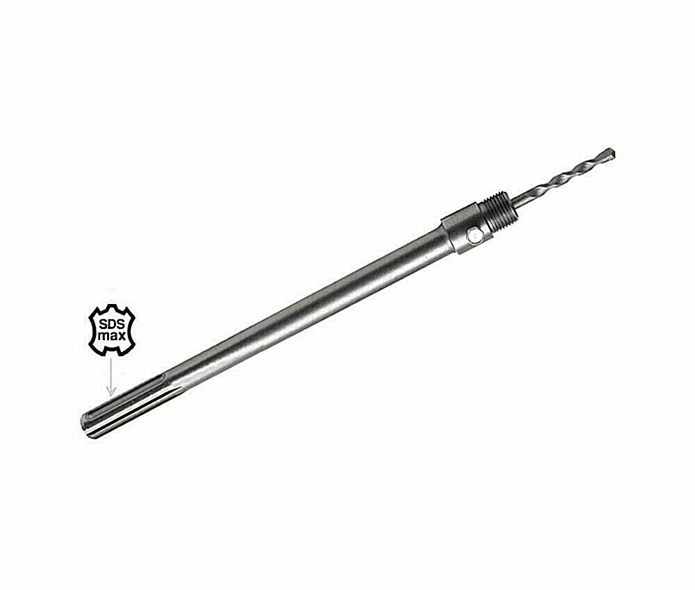 ASTA SDS MAX PROLUNGA FRESA CAROTATRICE A TAZZA CON PUNTA TRAPANO 65 CM 650 MM