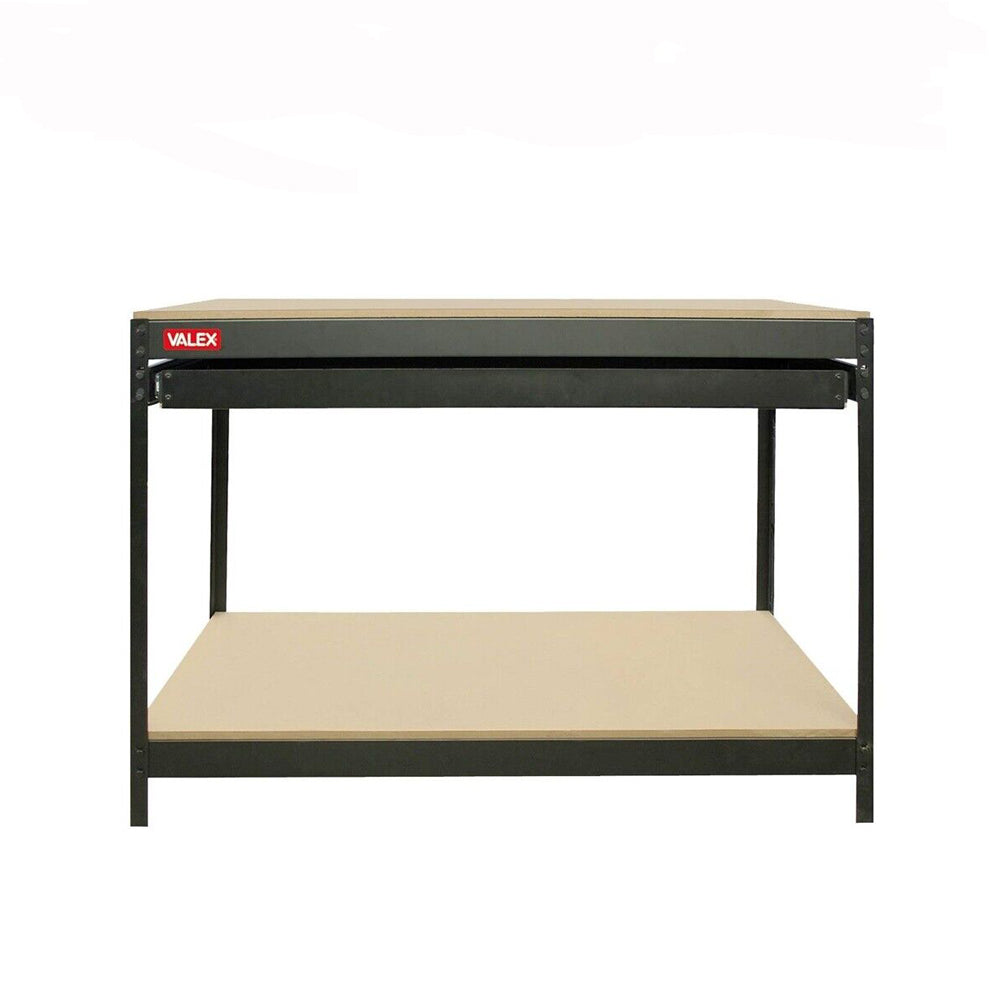 BANCO BANCHETTO DA LAVORO OFFICINA CON CASSETTO UTENSILI 120x60x93h cm VALEX