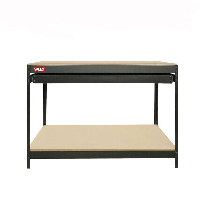 BANCO BANCHETTO DA LAVORO OFFICINA CON CASSETTO UTENSILI 120x60x93h cm VALEX