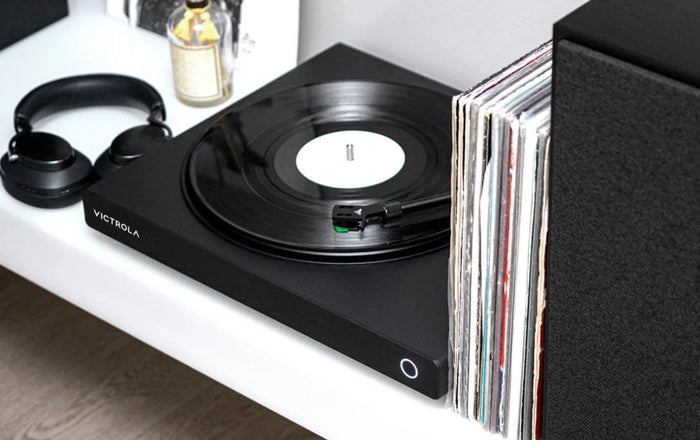 Victrola PLATINE VINYLE HI-RES ONYX CELL AUDIO TECHNICA AT-VM95E NERO