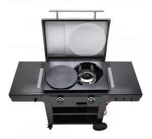 Char-Broil Versa-Tile Piastra, griglia per barbecue e forno per pizza