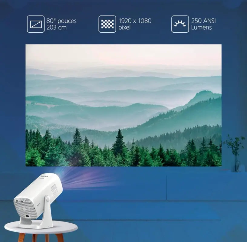 Philips NeoPix 230 NPX230. Proiettore Home Cinema Smart Full HD. bianco