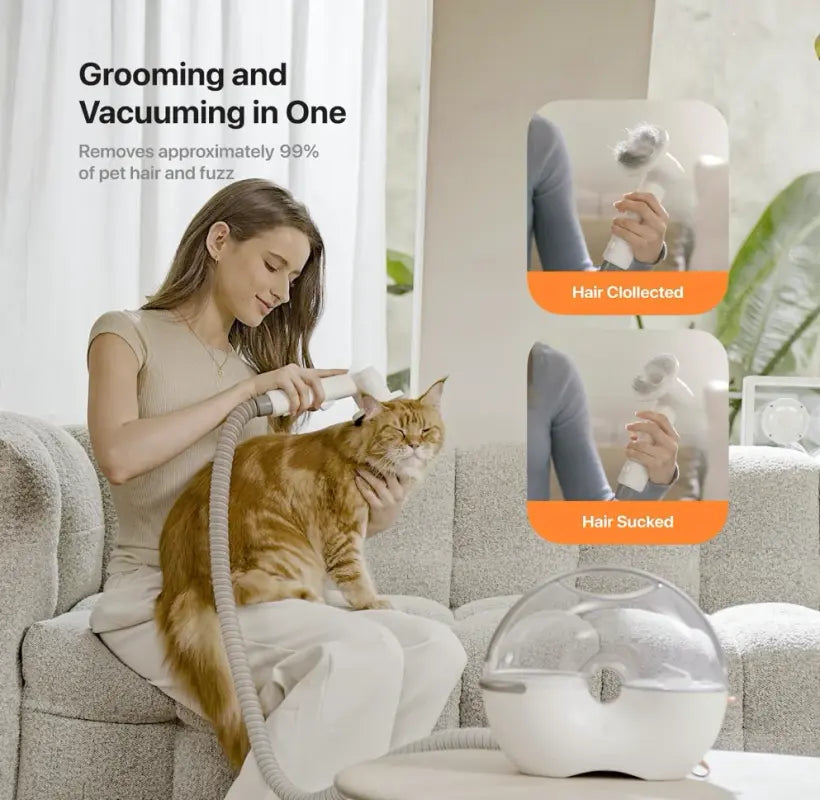 Neakasa - Kit di toelettatura S1 Pro 8-in-1 con aspiraperli per cani / gatti