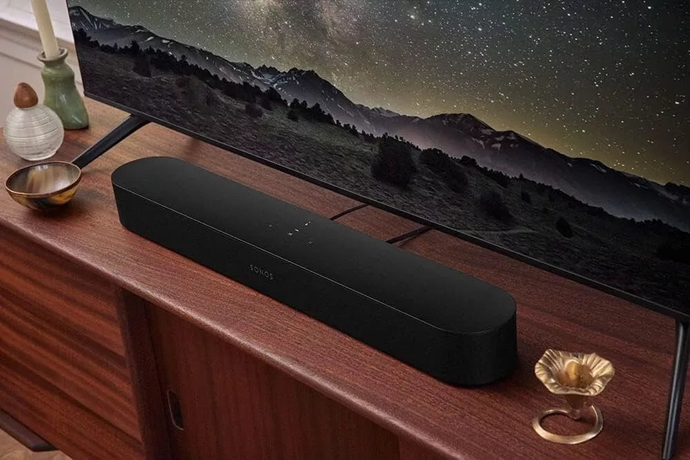 Sonos Beam Gen2, soundbar TV e musica, Multiroom Wi-Fi, Imput HDMI eARC, Dolby Atmos, AirPlay2, Google Assistenza e Amazon Alexa - Nero